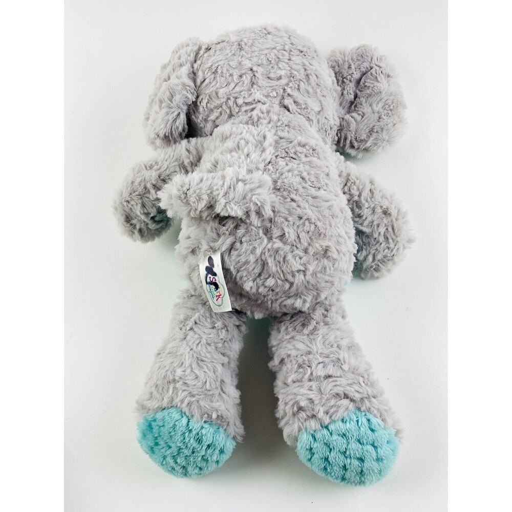 Spark Create Imagine Elephant Plush Stuffed Animal Toy Rattles & Ears Crinkle - Picture 5 of 7